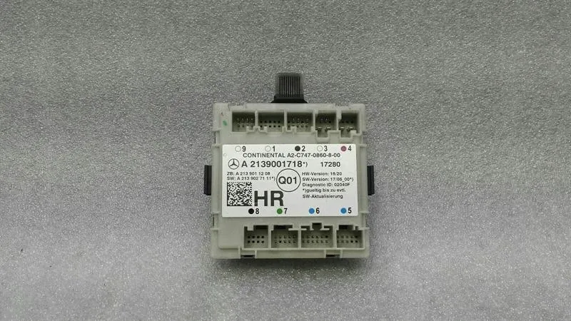Mercedes E Class W213 RRH Door Module A2139001718 Door Control Unit Rear Right