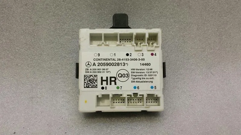 Mercedes C Class W205 RRH Door Module A2059002813 Door Control Unit Rear Right