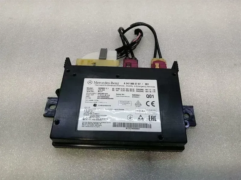 Mercedes-Benz A (W177) MERCEDES A Class W177 Wi-Fi Electronic Module A2479002707 ECU MEDIA Body type: Hatchback
Fuel: Petrol