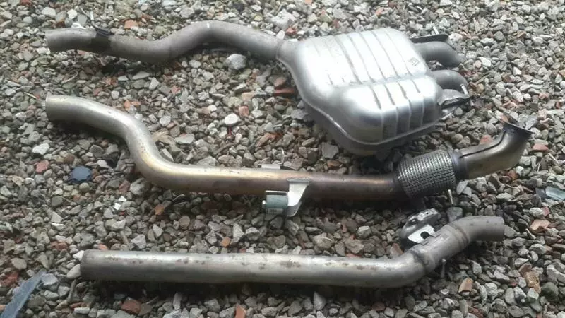 Mercedes-Benz S Coupe (C217) Exhaust silencer Mercedes E W213 exhaust silencer A2134905801 ex...