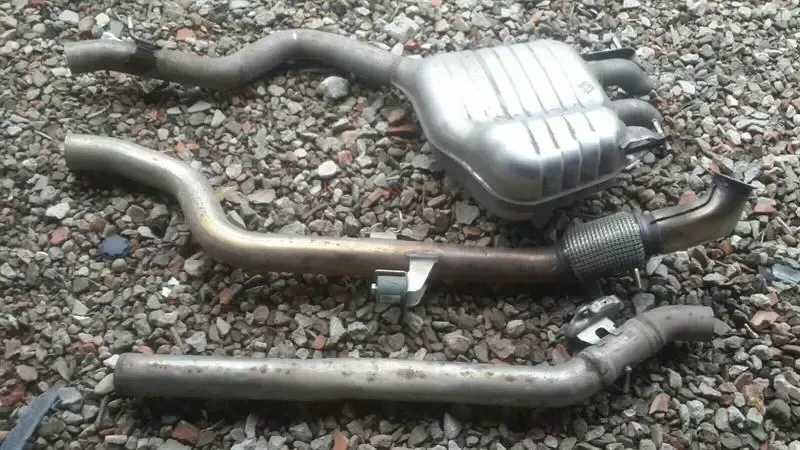 Mercedes E W213 exhaust silencer A2134905801 exhaust silencer CDI OM654