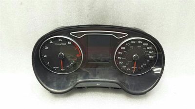 AUDI A3 8V FACELIFT INSTRUMENT CLUSTER 8V0920972J SPIDOMETER MPH 1,4 TFSI