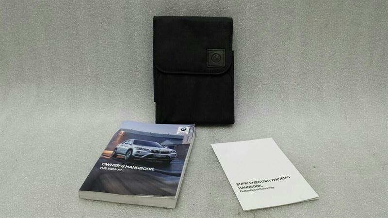 BMW X1 (F48) BMW X1 F48 Manual Service Booklet Car Maintenance Manual Body type: SUV
Fuel: Petrol