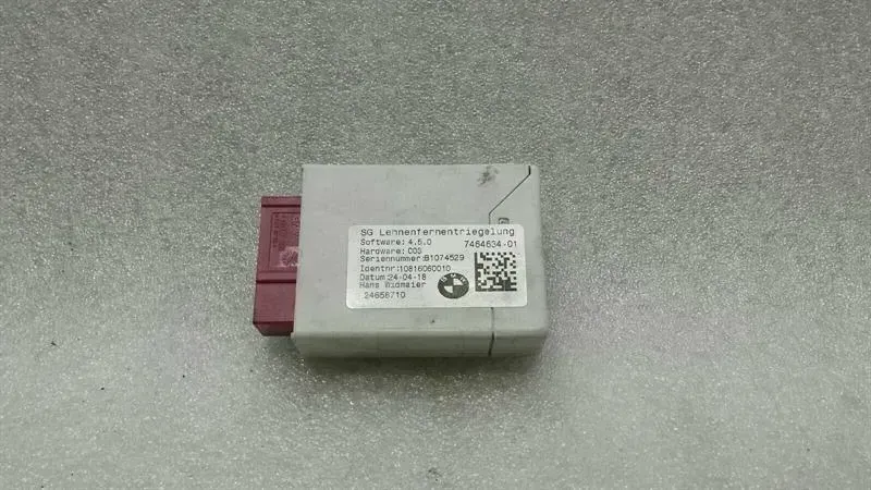 BMW X1 (F48) BMW X1 F48 Backrest Release Module 7464634 Backrest Control Unit Body type: SUV
Fuel: Petrol