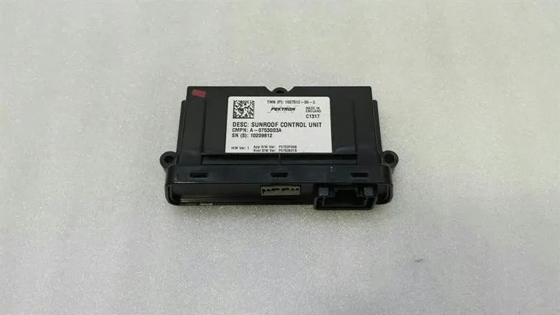 Tesla Model S 75 Sunroof Module 1007512-00-C Control Unit Sunroof