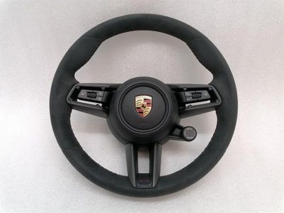 Рулевое колесо Porsche Taycan 9J, рулевое колесо GTS, карбон, алькантара, с подогревом, 36 см
