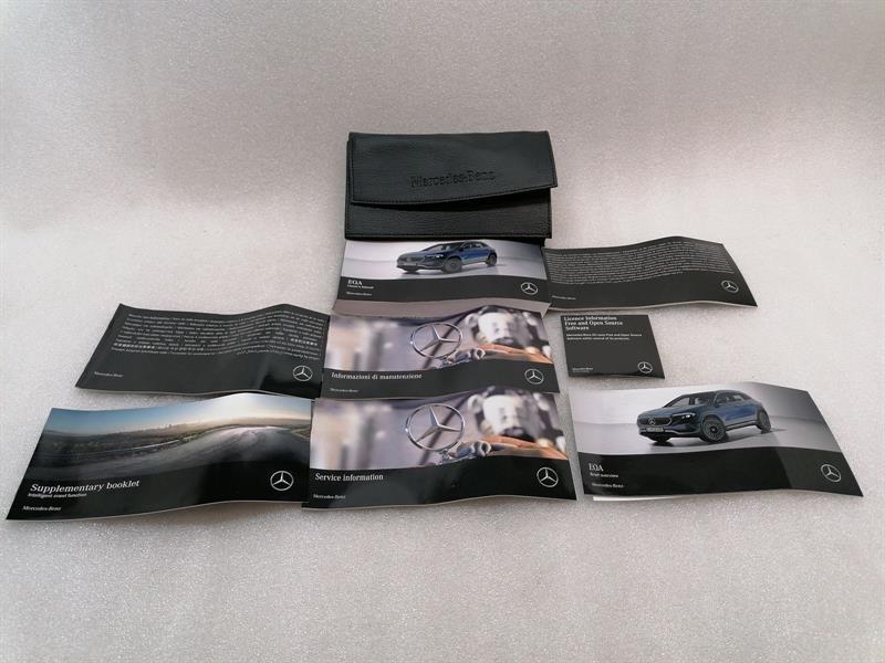 Mercedes-Benz GLA / EQA (H247) 2020-... Mercedes EQA H243 EQA350 Service Booklet Owners Manual Car Maintenance Manual