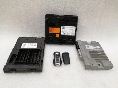 Porsche Taycan 9J Turbo Electronic Module 971907063J ECU Set
