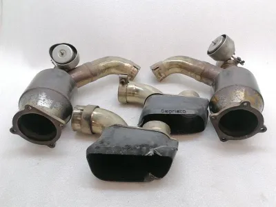 Porsche 911 997 Exhaust Silencer Capristo Exhaust Muffler CAT CAT