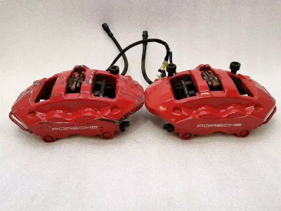 Комплект задних суппортов Porsche 911 997 turbo, комплект задних суппортов тормозов BBK RS Brembo
