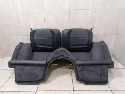 Porsche 911 996 baksätesdynset/bakre metropol blå säteskupé