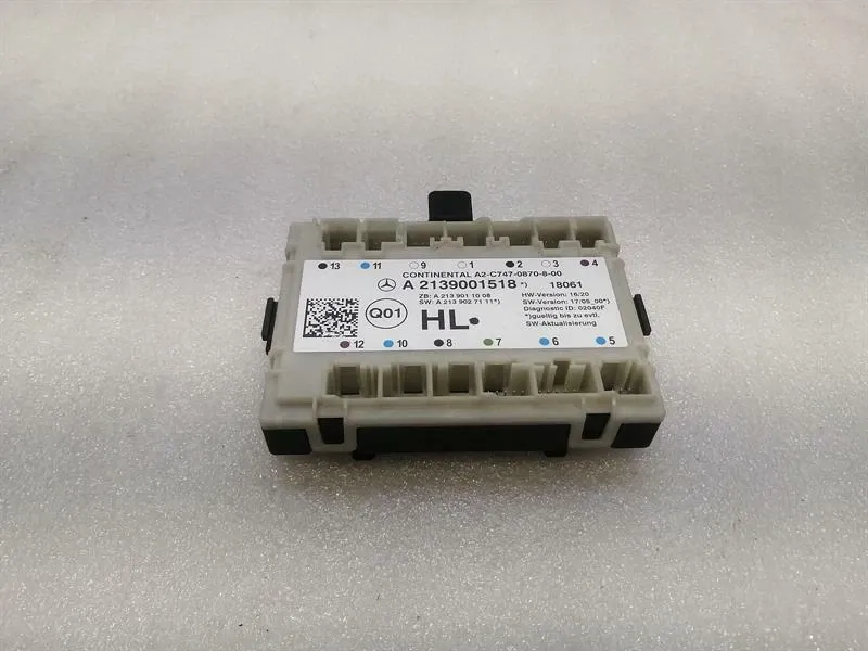Mercedes S-Class W222 rear left door module A2139001518 door control unit rear