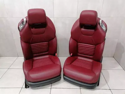 AMG MERCEDES SL R231 seat BEGAL RED 3D94 air scarf coat of arms logo