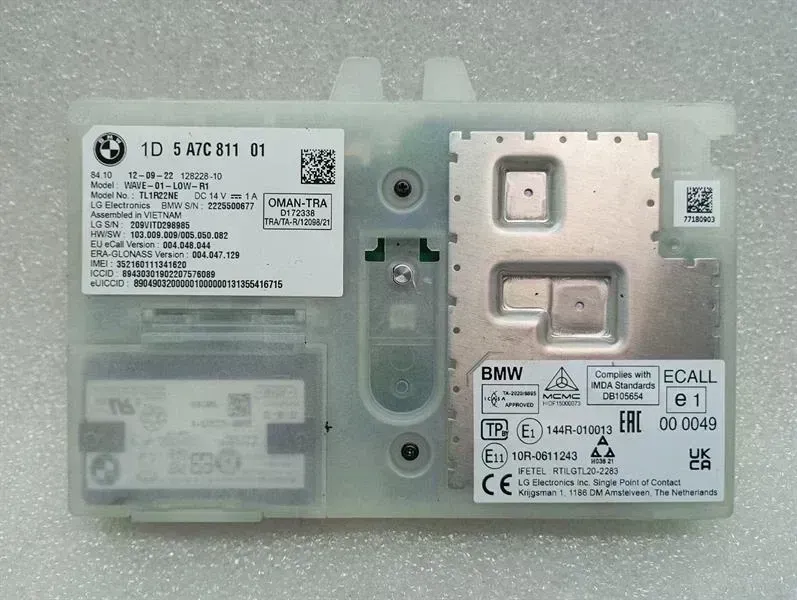 BMW 3 (G20 / G21) BMW 3 Series M3 G80 G20 Electronic Module 5A7C811 Bluetooth ECU