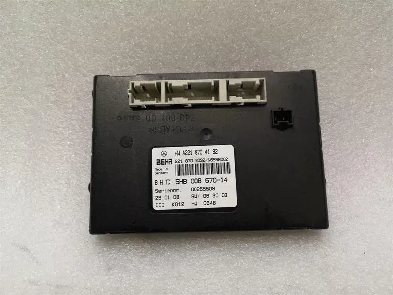 Mercedes-Benz CLA (C174 / C178) Electronic module Mercedes S-Class W221 Climate Control Module A2...