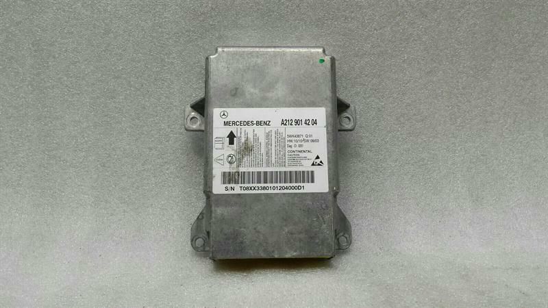 Mercedes E Class W212 Safety Module ECU A2129014204 Air Control Unit SRS