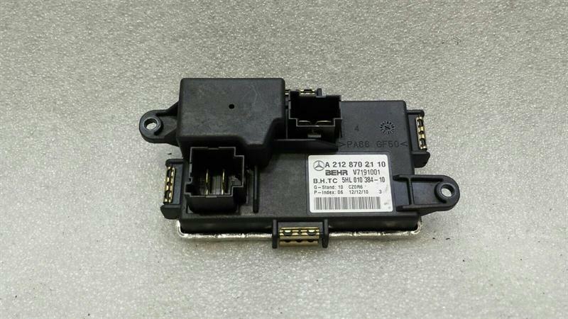 Mercedes-Benz C (W204) Heater Resistor Mercedes E Class W212 Heater Resistor A21287021...