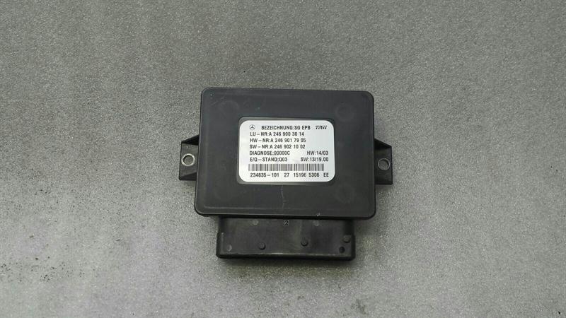 Mercedes-Benz A (W176) Mercedes GL X166 Park Brake Module A2469003014 Parking Brake Control Unit Body type: SUV
Fuel: Diesel