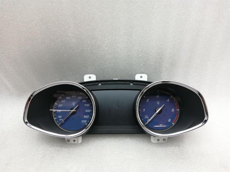 Maserati Quattroporte 2012-2024 Maserati Quattroporte VI M156 Speedometer Cluster 670038643 Speedo MPH FACELIFT