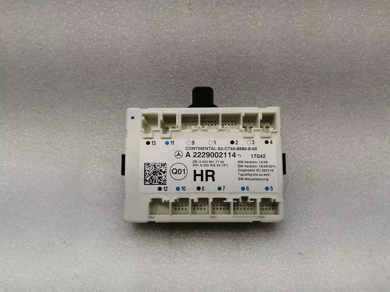 Mercedes-Benz A (W176) Mercedes S-Class W222 RRH Door Module A2229002114 Door Control Unit Rear Re Body type: Saloon
Fuel: Diesel