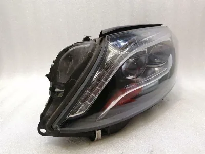 Phare gauche défectueux Mercedes S W222 A2229062504, pièces de rechange ou réparation