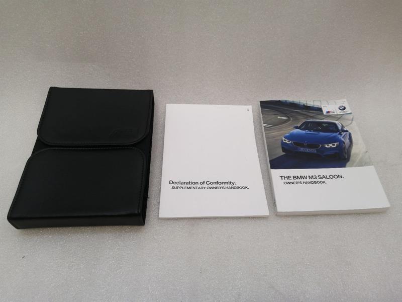 BMW 3 (F30 / F31) BMW 3 Series F80 M3 F30 SERVICE BOOKLET MANUAL Body type: Saloon
Fuel: Petrol