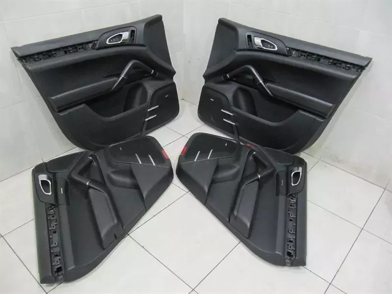 Porsche Cayenne 958 92a Door Card SET FULL LEATHER SET Door Trim EXCLUSIVE