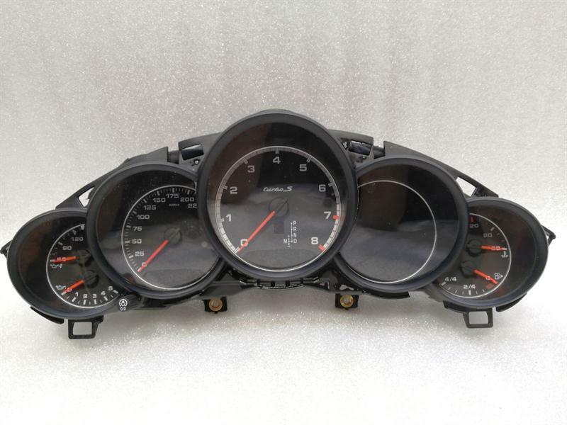 Porsche Panamera Porsche Panamera 970 TURBO S Instrument Cluster 97064112957 Speedometer MPH MK2