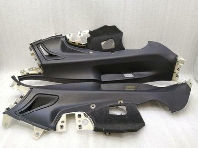 Kit de housses de siège arrière en cuir noir pour Porsche Panamera 970 97055519601