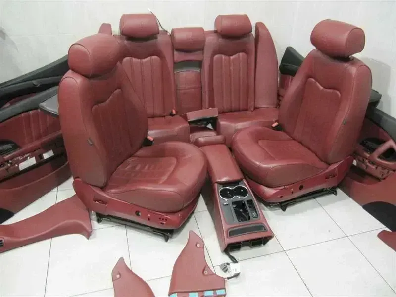 Maserati Quattroporte 2012-2024 MASERATI QUATTROPORTE M139 SEATS FACELIFT RED LEATHER ROLL TABLES