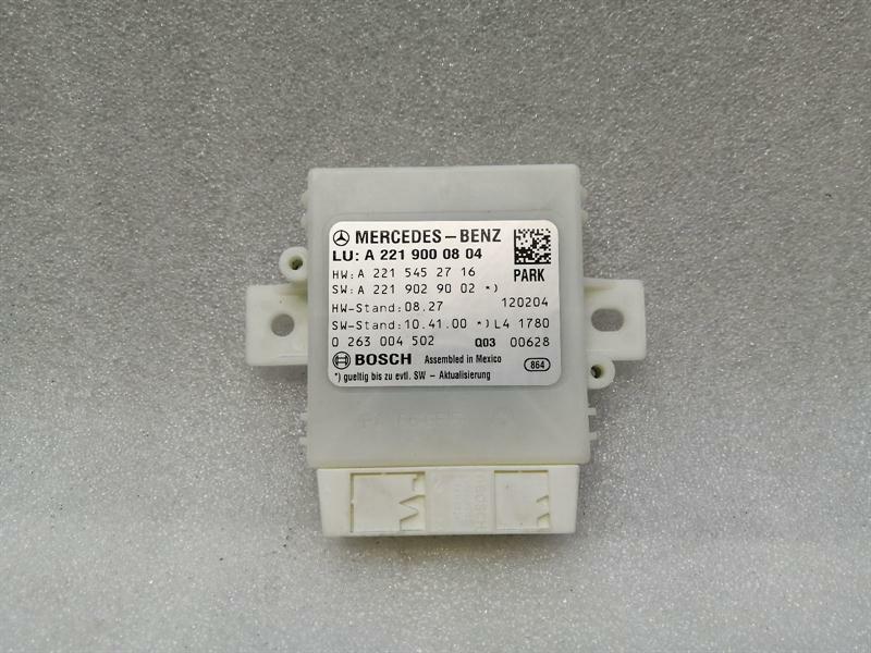 Mercedes-Benz A (W169) Mercedes S-Class W221 PDC module A2219000804 PTS control unit parking aid Body type: Saloon
Fuel: Petrol