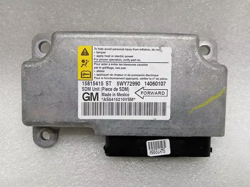 Cadillac STS 2005-2011 Cadillac STS-V STS LC3 Safety Module ECU 15815415 Air Control Unit SRS
