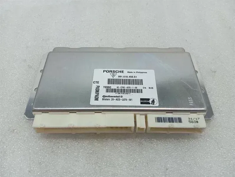 Porsche 911 (991) Porsche 911 991 electronic module 99161845051 control unit PASM PADM Body type: Coupe
Fuel: Petrol