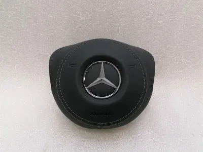 Mercedes C63 AMG Läder W205 Modul A0008602800 Läder Rattmodul