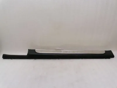 Mercedes C W205 Convertible Left LED Door Sill A2056804111 Left Entry Bar AMG