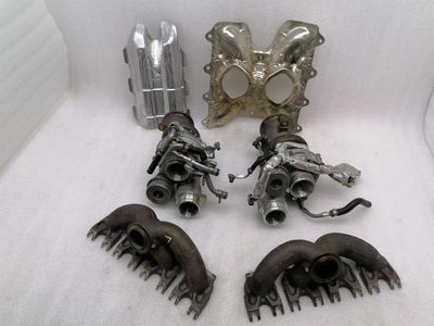 Zestaw turbosprężarek Mercedes C Klasa W205 C63 AMG A1770900080 Zestaw turbosprężarek