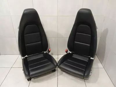 Porsche 911 991 säte 12-vägs säte 718 läder svart