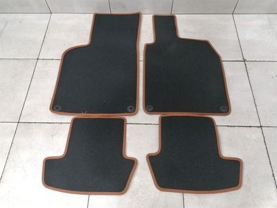 PORSCHE 911 992 FLOOR MATS COGNAC LEATHER HERITAGE RIGHT HAND DRIVE RHD