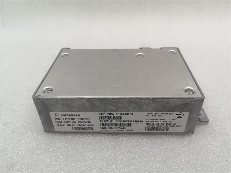 Chevrolet Corvette (C6) Chevrolet Corvette C6 Electronic Module 15805598 Control Unit ONSTAR