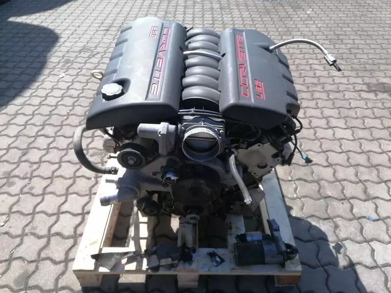 Chevrolet Corvette (C6) CHEVROLET CORVETTE C6 6.0 V8 Engine LS2 ENGINE COMPLETE HOLDER FAULTY BRACKET DEF