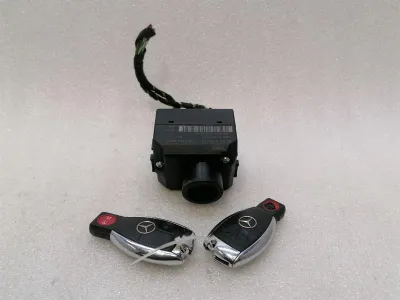 Mercedes CL W216 EZS with keys A2215450708 control unit ignition lock EZS set
