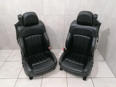 Ferrari 612 Scaglietti F137 säten svart läder uppvärmda säten uppvärmd