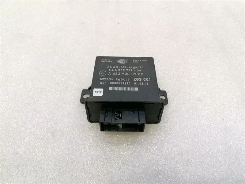 Mercedes-Benz A (W176) Mercedes G-Wagen W463 Light Level A4639003902 ECU Headlight Range Control Body type: SUV
Fuel: Petrol