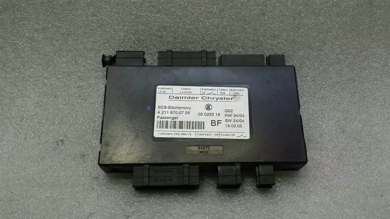 Mercedes-Benz C (W203) Electronic module Mercedes CLS W219 W211 passenger seat module A2...