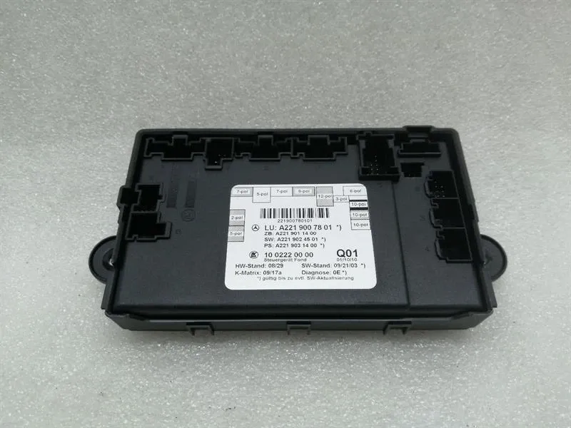 Mercedes S-Class W221 rear right door module A2219007801 door control unit rear R