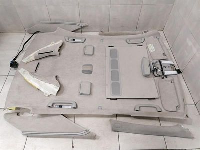 Mercedes S-klass W221 Takbeklädnad A2216906750 Innertak Alcantara Alpaca Grå