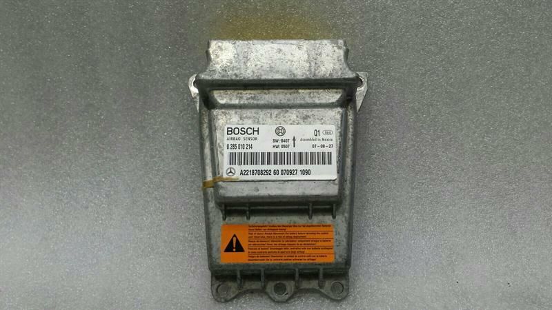 Mercedes CL W216 W221 Safety Module ECU A2218708292 Air Control Unit SRS