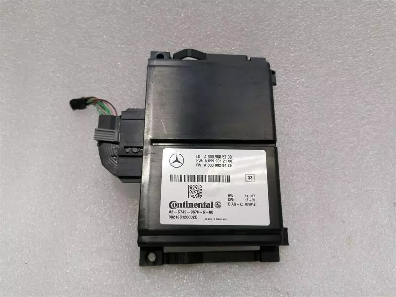 Mercedes-Benz A (W177) Mercedes GLS X166 Blind Spot Module A0009005209 Radar Sensor Control Unit