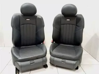 MERCEDES E CLASS W211 SEAT INTERIOR AMG SEAT CREST LOGO LEATHER