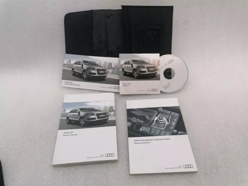 Audi R8 Audi Q7 Service Booklet Car Maintenance Manual